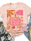 DTF Boho Pattern Pumpkin