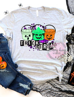 DTF Halloween Pails Trick or Treat