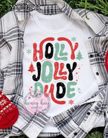 DTF Holly Jolly Dude Youth