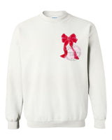 1/13 Raggy Red Hearts Bow Sweatshirt